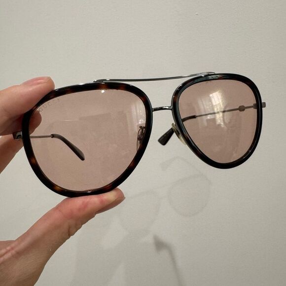 GUCCI Unisex Aviator sunglasses - Picture 4 of 6